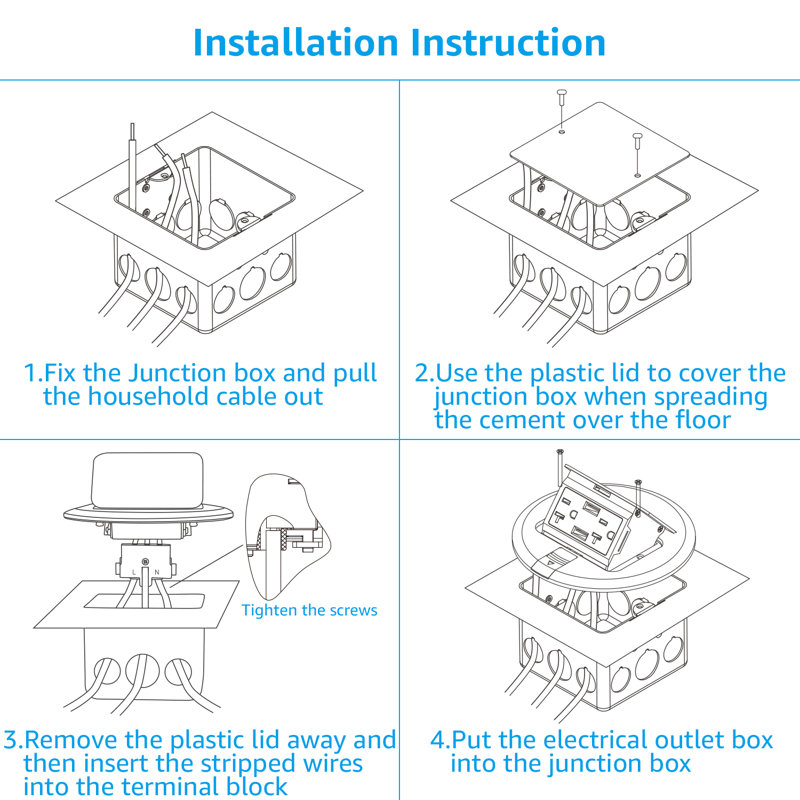 TORCHSTAR 20Amp Standard Tamper Resistant Combination Outlet with Usb